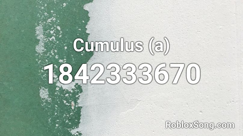 Cumulus (a) Roblox ID