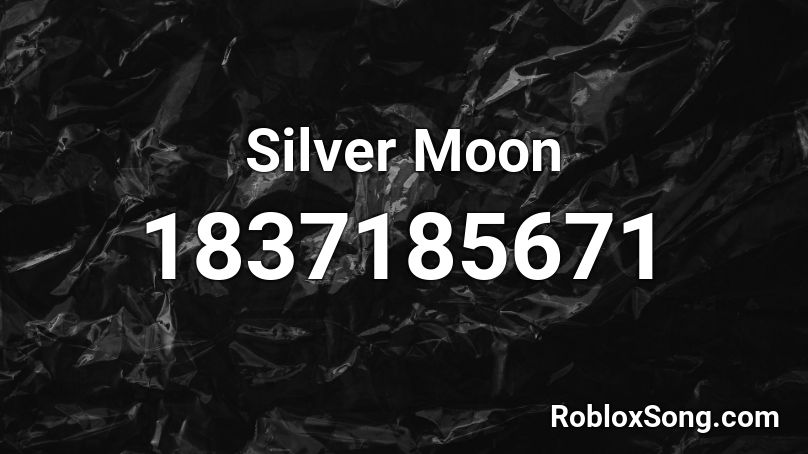 Silver Moon Roblox ID