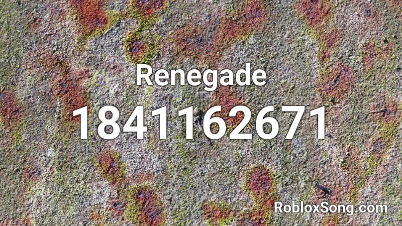 Renegade Roblox ID