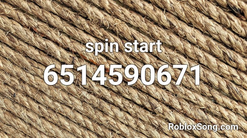 spin start Roblox ID