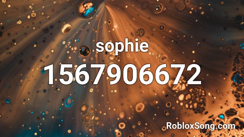 sophie Roblox ID