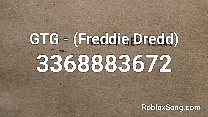 Freddie Dredd Gtg - roblox song id flashing lights