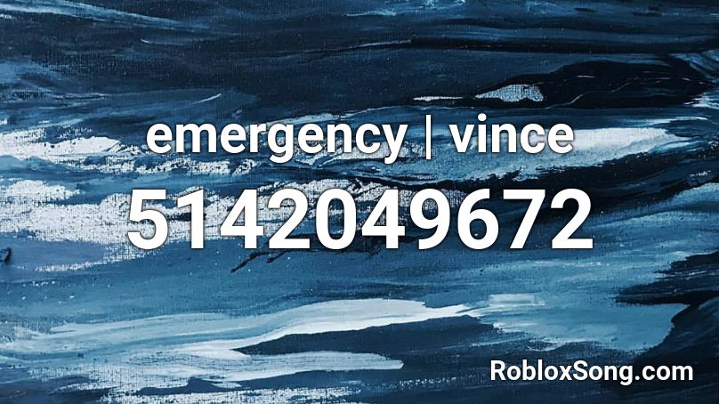 emergency | vince Roblox ID