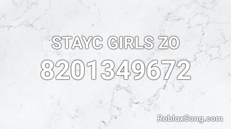 STAYC GIRLS ZO Roblox ID