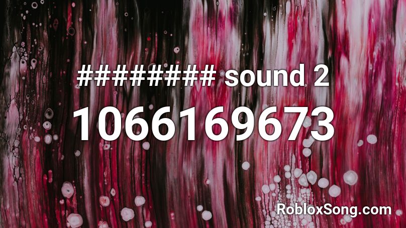 ######## sound 2 Roblox ID
