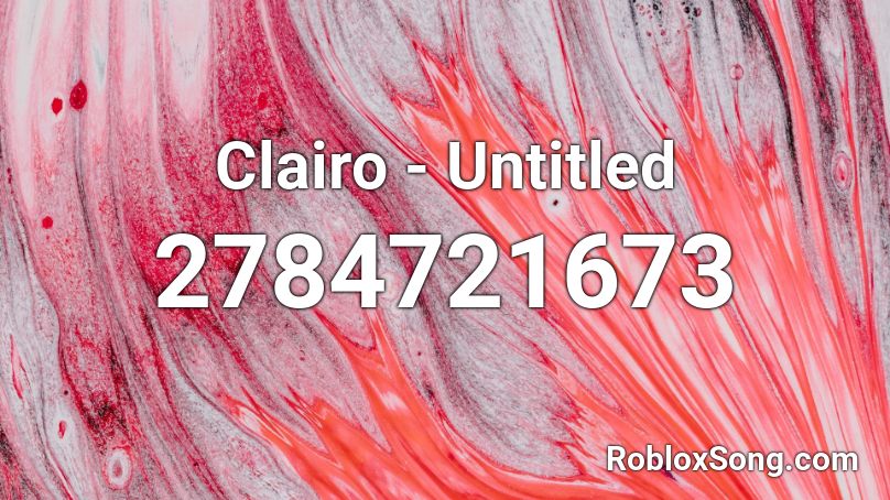 Clairo - Untitled Roblox ID