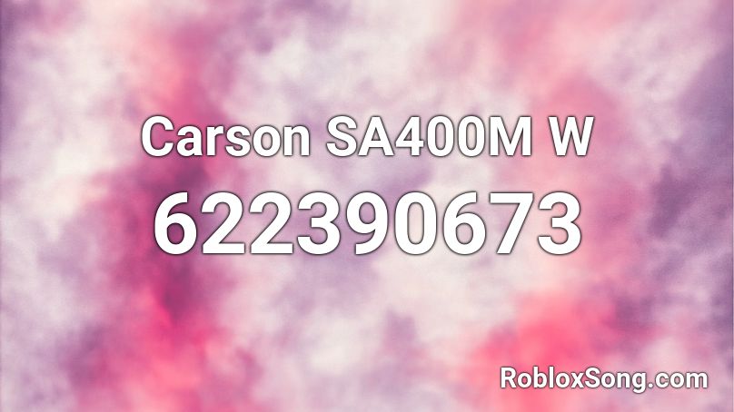 Carson SA400M W Roblox ID