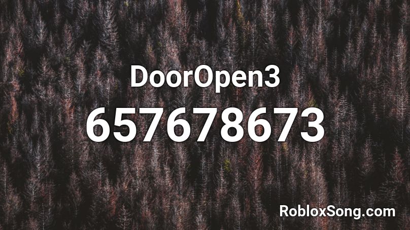 DoorOpen3 Roblox ID