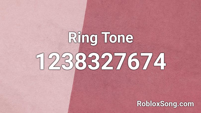 Ring Tone Roblox ID