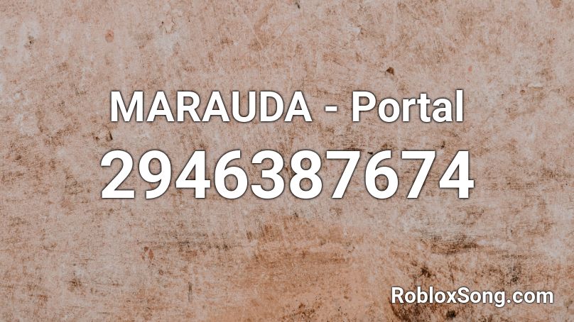 MARAUDA - Portal Roblox ID