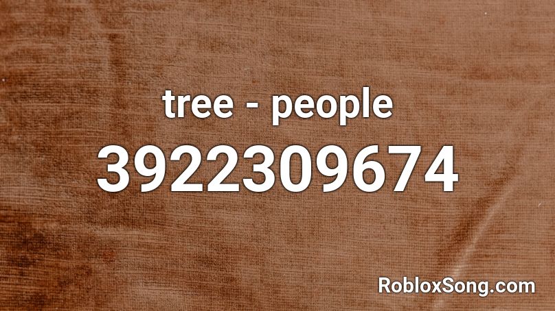 tree - people Roblox ID