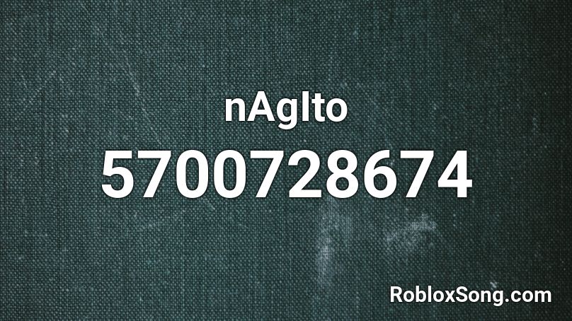 nAgIto  Roblox ID