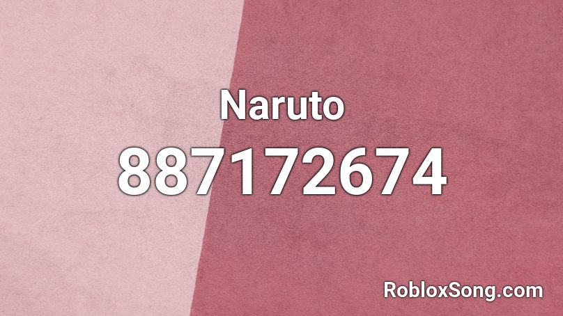 Naruto Roblox ID