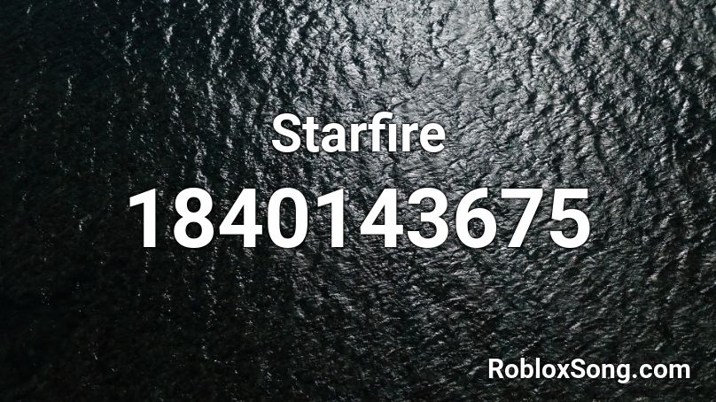 Starfire Roblox ID