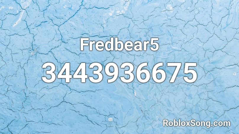 Fredbear5 Roblox ID