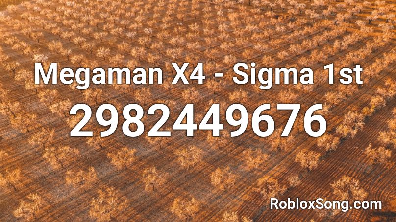 Megaman X4 - Sigma 1st Roblox ID