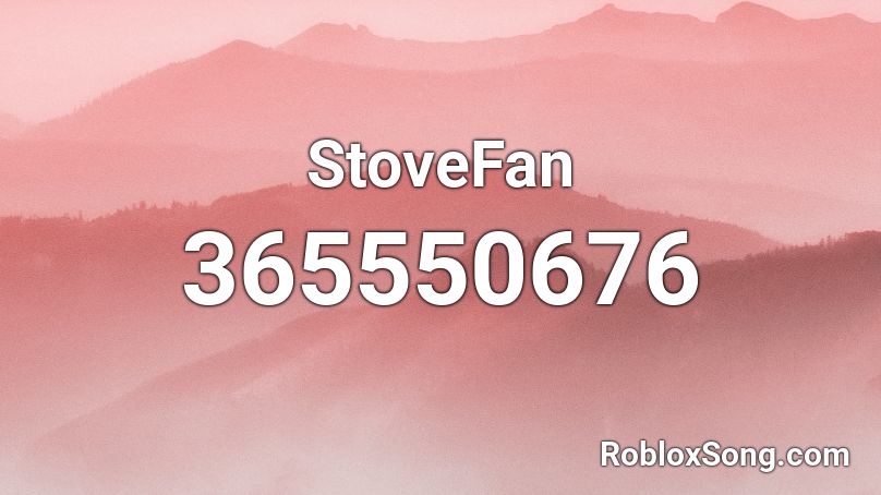 StoveFan Roblox ID