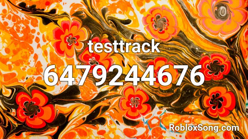testtrack Roblox ID