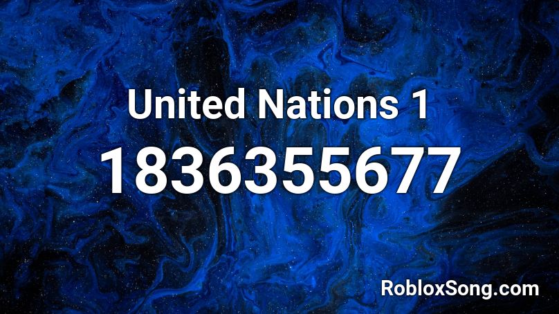 United Nations 1 Roblox ID
