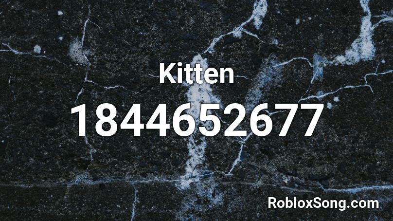 Kitten Roblox ID