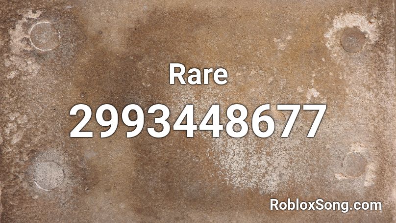 Rare Roblox ID