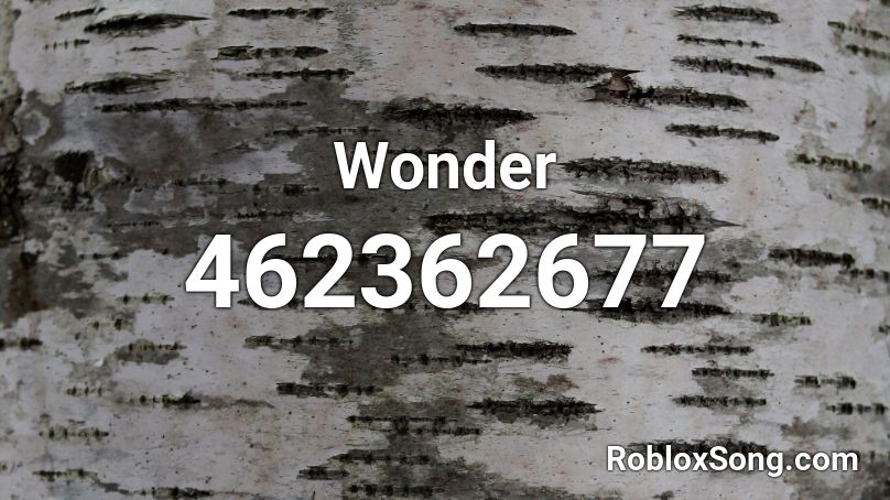 Wonder Roblox ID