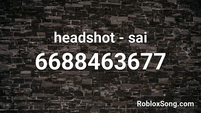 headshot - sa1 Roblox ID