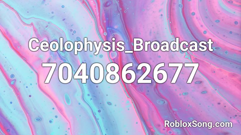 Coelophysis_Broadcast Roblox ID