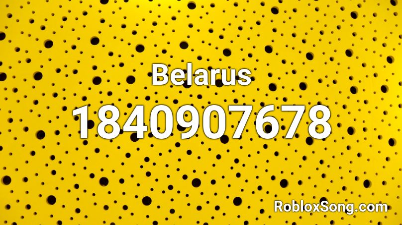 Belarus Roblox ID
