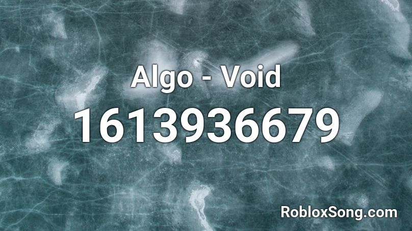 Algo - Void Roblox ID