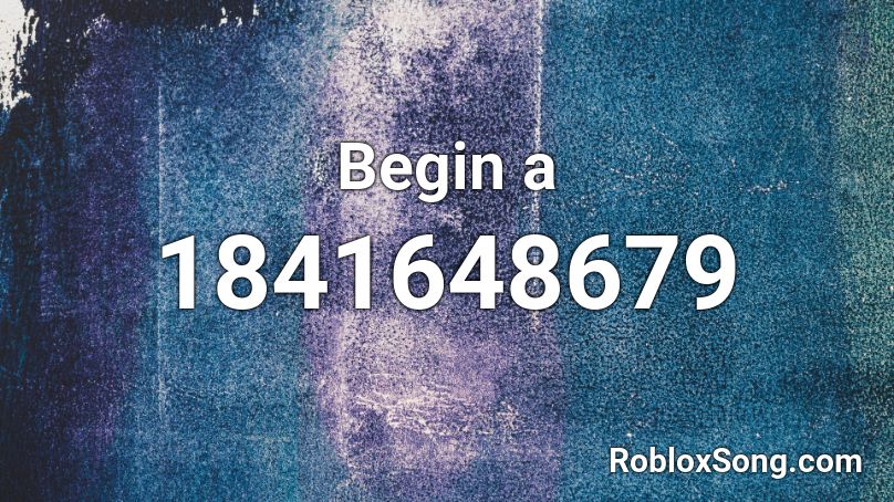 Begin a Roblox ID