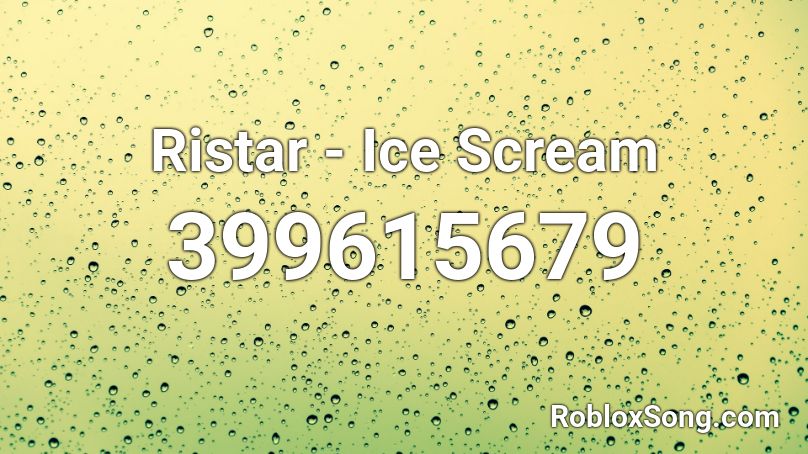 Ristar - Ice Scream Roblox ID
