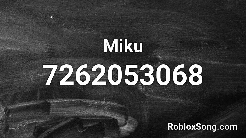 Miku Roblox ID