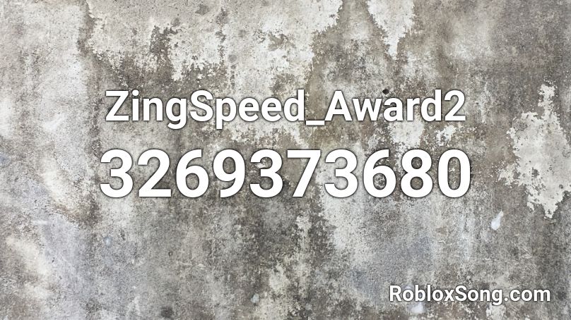 ZingSpeed_Award2 Roblox ID