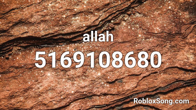 allah Roblox ID