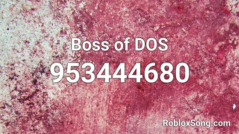 Boss of DOS Roblox ID
