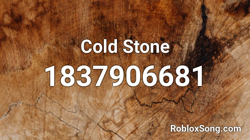 Cold Stone Roblox ID