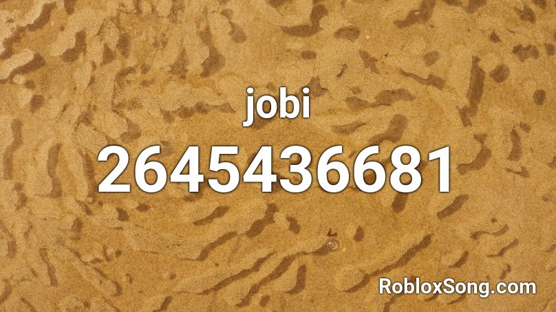 jobi Roblox ID