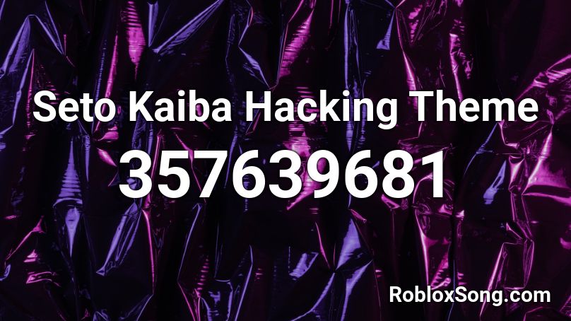 Seto Kaiba Hacking Theme Roblox ID