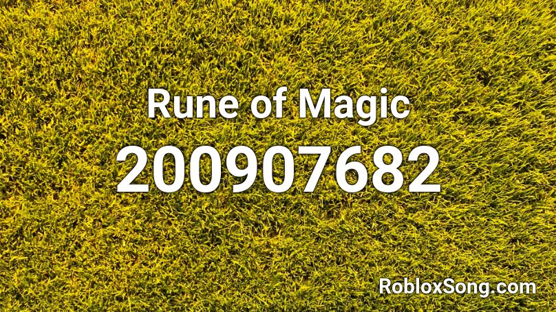Rune of Magic Roblox ID