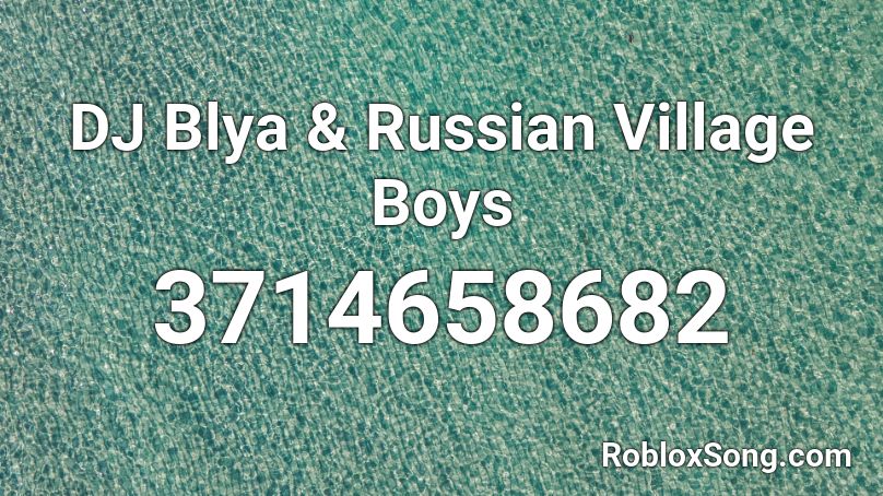 Russian Slav Music Roblox Id - roblox id russian