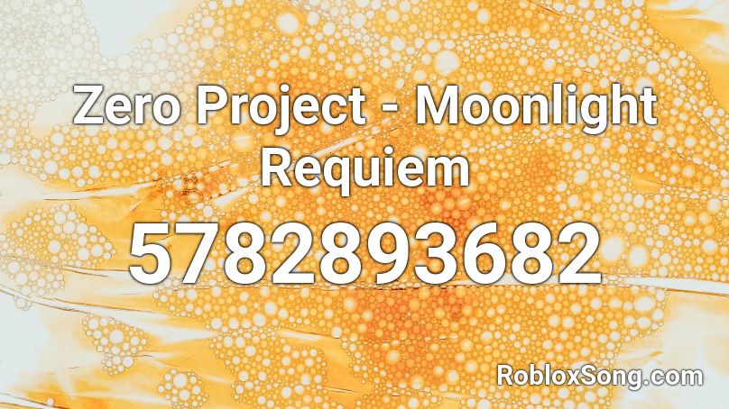 Zero Project - Moonlight Requiem Roblox ID