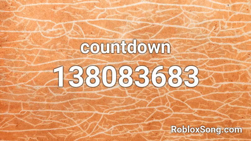 countdown Roblox ID