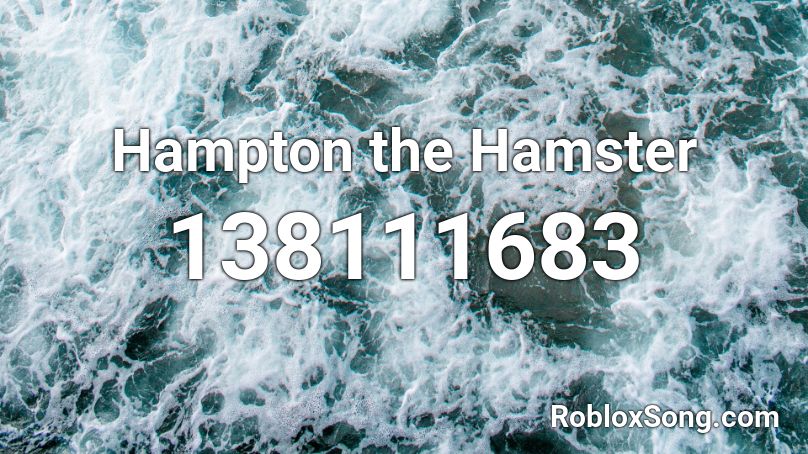 Hampton the Hamster Roblox ID
