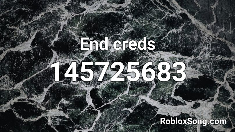 End creds Roblox ID