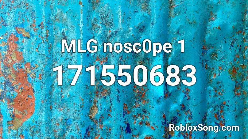 MLG nosc0pe 1 Roblox ID