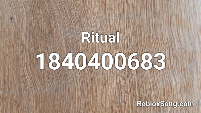 Ritual Roblox ID