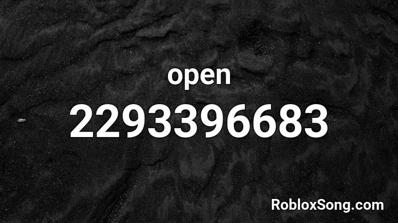 open Roblox ID