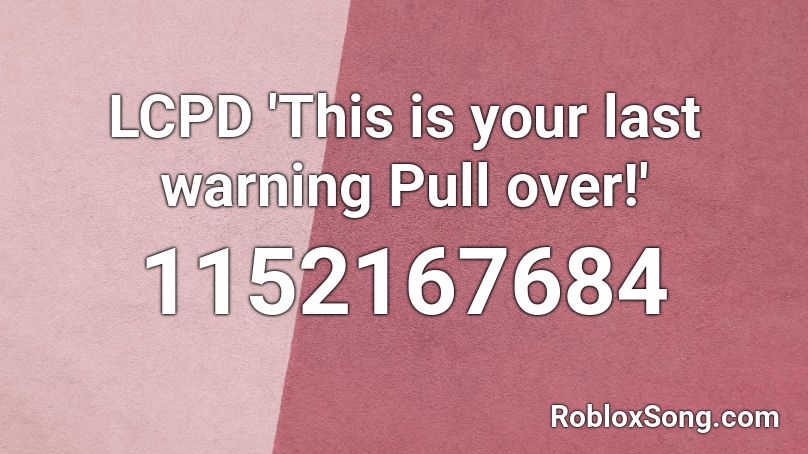 SCP Remix - This is your last warning Roblox ID - Roblox Radio Code (Rob