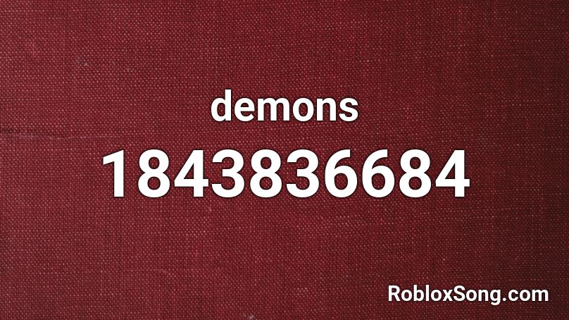 demons Roblox ID